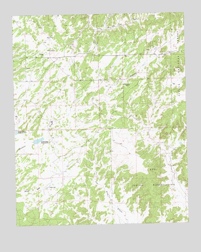 Pinehaven, NM USGS Topographic Map