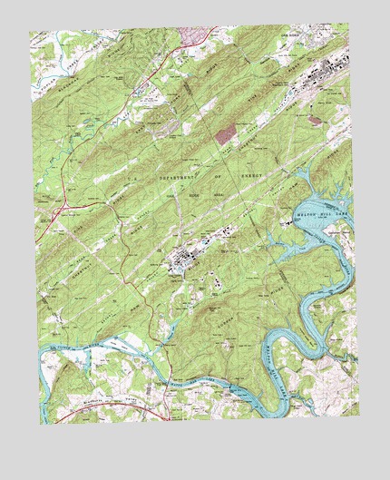 Bethel Valley, TN USGS Topographic Map