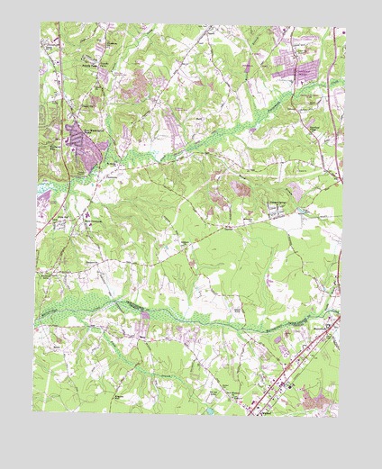 Piscataway, MD USGS Topographic Map
