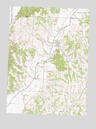 Pisgah, IA USGS Topographic Map