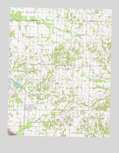 Pittsburg, IL USGS Topographic Map
