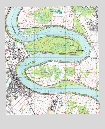 Plaquemine, LA USGS Topographic Map
