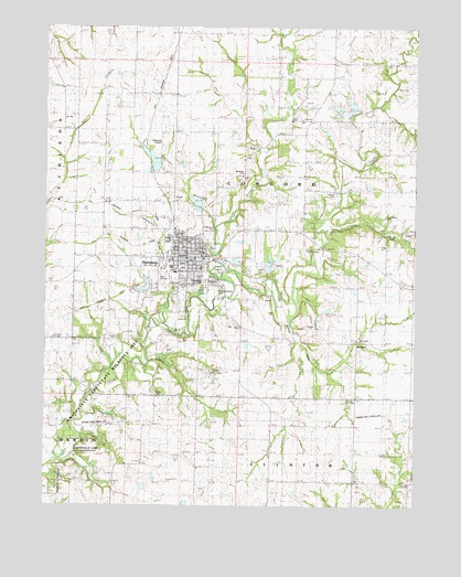 Plattsburg, MO USGS Topographic Map