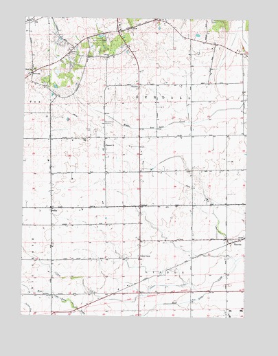 Plattville, IL USGS Topographic Map