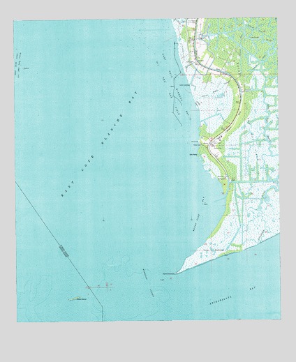 Point Chevreuil, LA USGS Topographic Map