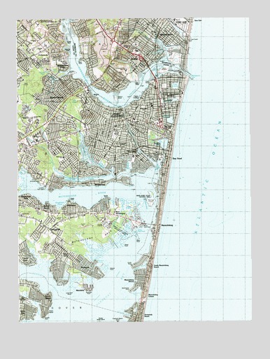 Point Pleasant, NJ USGS Topographic Map