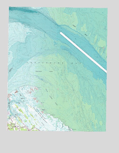 Poquoson East, VA USGS Topographic Map