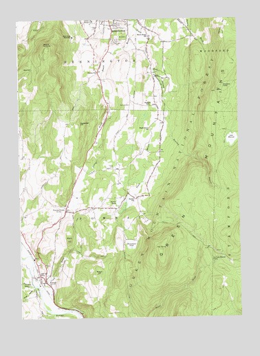 Pownal, VT USGS Topographic Map