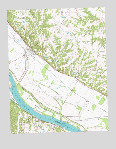 Prairie du Rocher, IL USGS Topographic Map