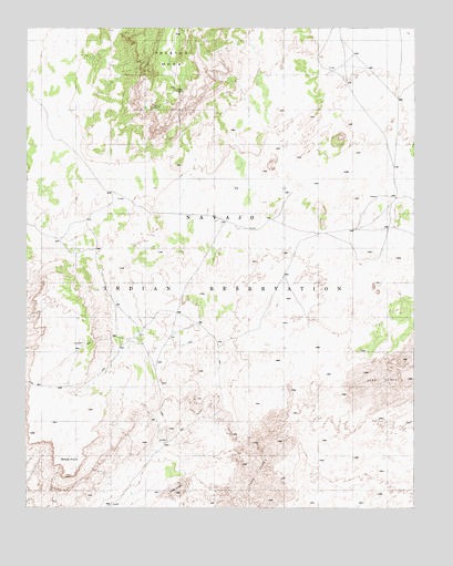 Preston Mesa South, AZ USGS Topographic Map