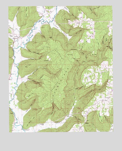 Princeton, AL USGS Topographic Map