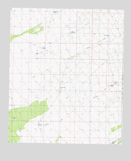 Prisor Well, NM USGS Topographic Map