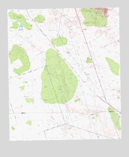 Pyote NE, TX USGS Topographic Map