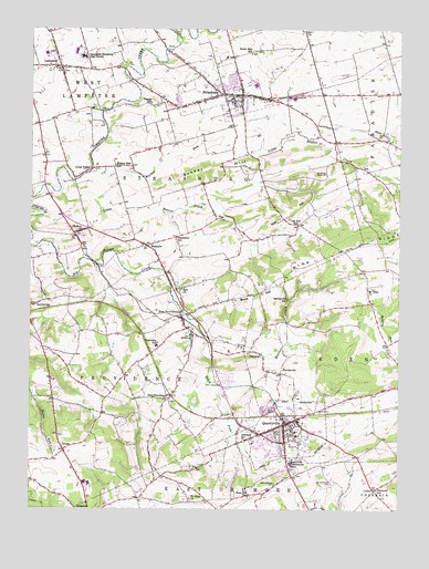 Quarryville, PA USGS Topographic Map