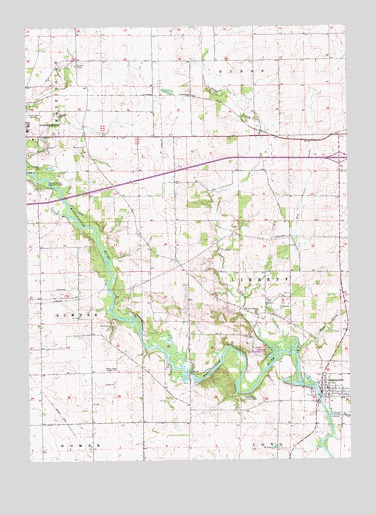 Quasqueton, IA USGS Topographic Map