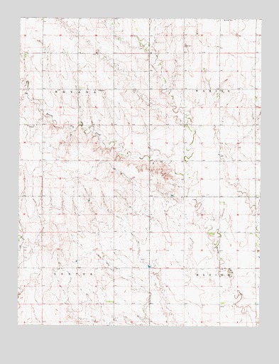 Ransom SE, KS USGS Topographic Map