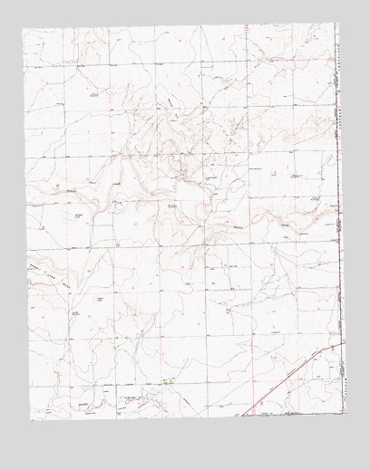 Rardin Hill, NM USGS Topographic Map