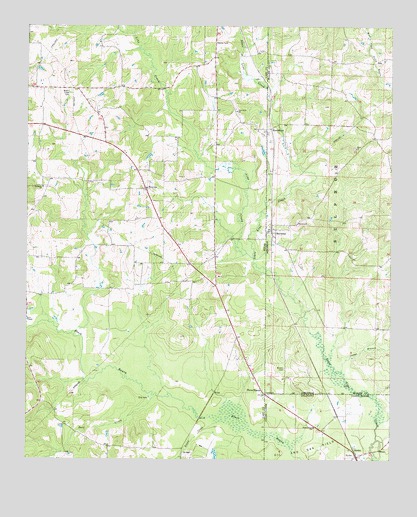 Ravanna, AR USGS Topographic Map