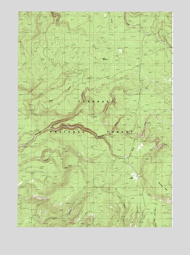 Big Grassy, ID USGS Topographic Map