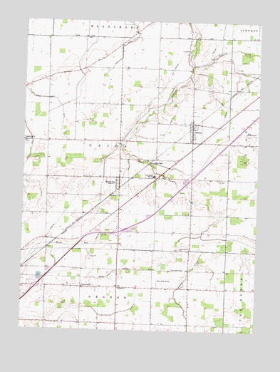 Rawson, OH USGS Topographic Map