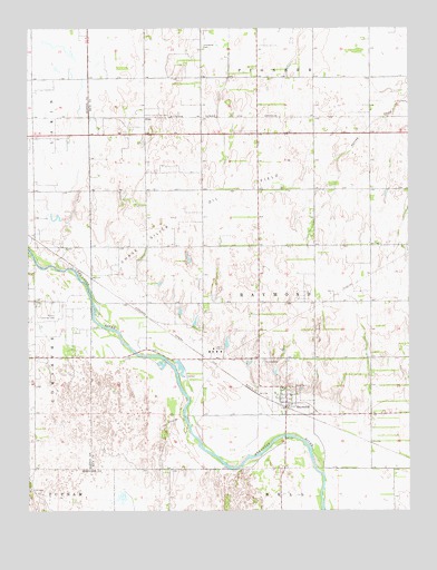 Raymond, KS USGS Topographic Map