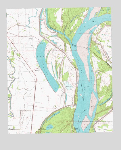 Readland, AR USGS Topographic Map