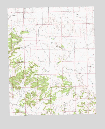 Big Hole Canyon, CO USGS Topographic Map