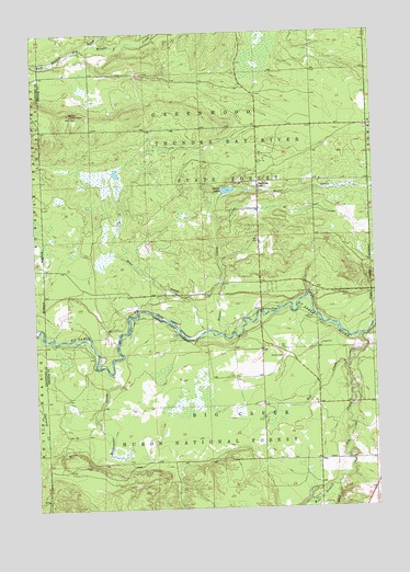 Red Oak, MI USGS Topographic Map