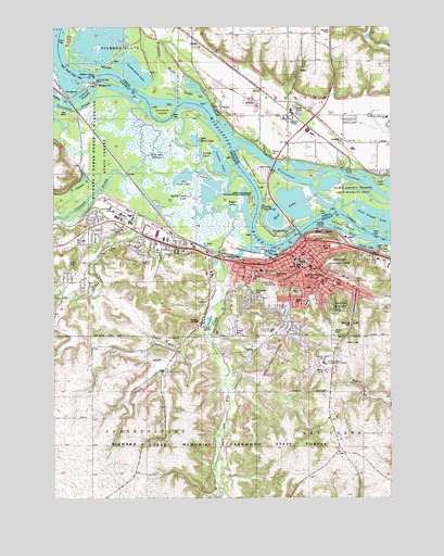 Red Wing, MN USGS Topographic Map