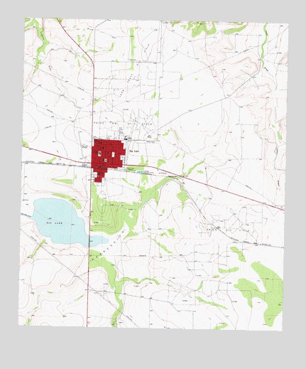 Big Lake, TX USGS Topographic Map