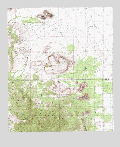 Reiley Peak, AZ USGS Topographic Map