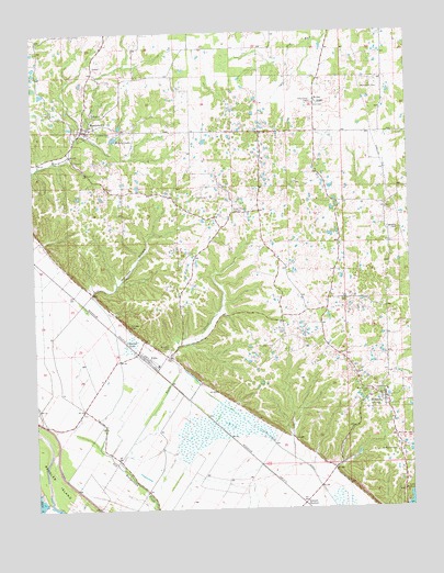 Renault, IL USGS Topographic Map