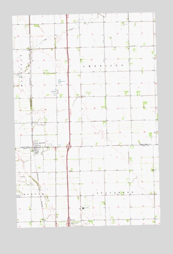 Reynolds, ND USGS Topographic Map