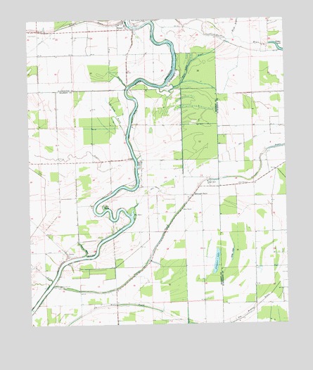 Richey, MS USGS Topographic Map