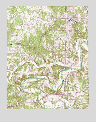 Richland, MO USGS Topographic Map