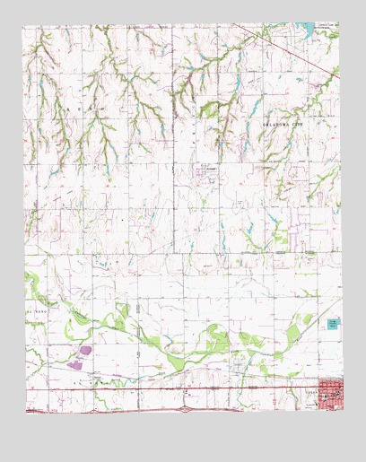 Richland, OK USGS Topographic Map