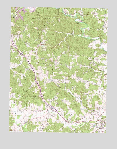 Rio Grande, OH USGS Topographic Map