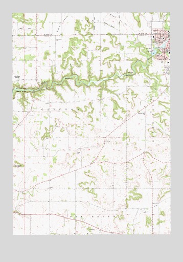River Falls West, WI USGS Topographic Map