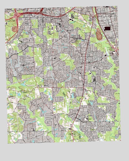 Riverdale, GA USGS Topographic Map