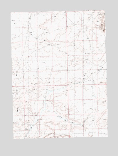 Rock Cabin Spring, WY USGS Topographic Map