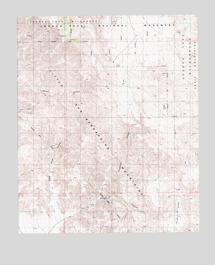Rockhouse Canyon, CA USGS Topographic Map