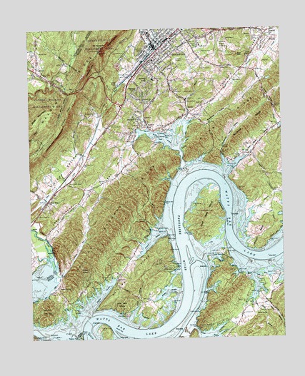 Rockwood, TN USGS Topographic Map