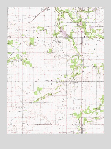 Romney, IN USGS Topographic Map