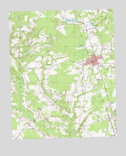 Rose Hill, NC USGS Topographic Map