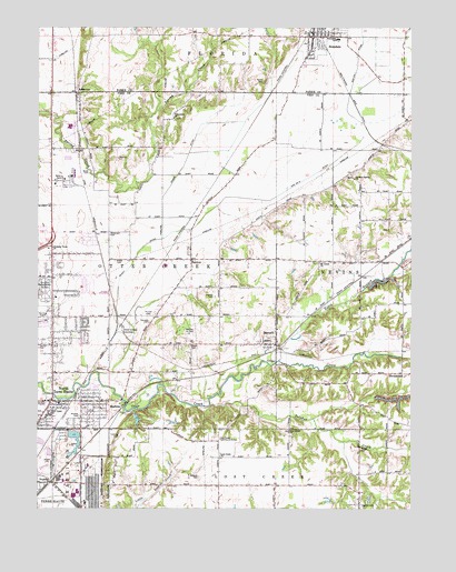 Rosedale, IN USGS Topographic Map