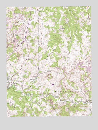 Rosemont, WV USGS Topographic Map