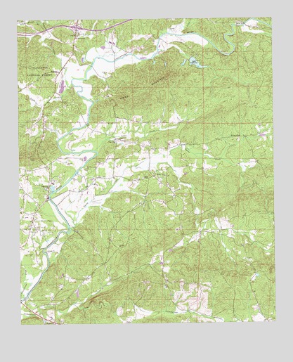 Ross Mountain, AL USGS Topographic Map