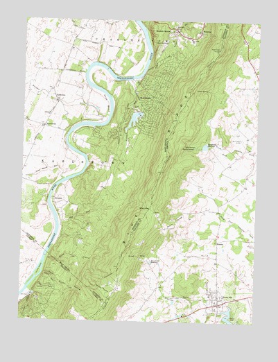 Round Hill, VA USGS Topographic Map