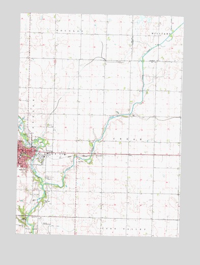 Sac City East, IA USGS Topographic Map