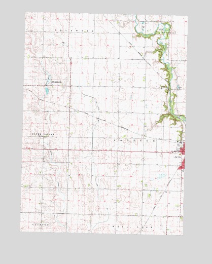 Sac City West, IA USGS Topographic Map